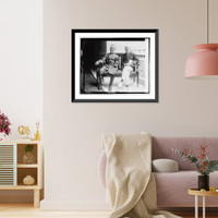 Historic Framed Print, Commander Raineri, Col. Bardeloni, 9/25/20,  17-7/8" x 21-7/8"