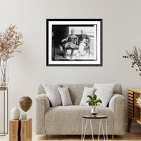 Historic Framed Print, Commander Raineri, Col. Bardeloni, 9/25/20,  17-7/8" x 21-7/8"