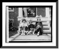 Historic Framed Print, Chester children,  17-7/8" x 21-7/8"