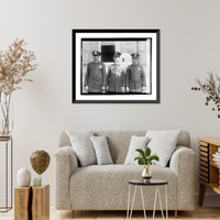 Historic Framed Print, C.L. Lockwood, S.D. McDonald, J.H. Major,  17-7/8" x 21-7/8"