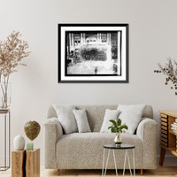 Historic Framed Print, Crowds, Metropolitan Theater,  17-7/8" x 21-7/8"
