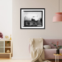 Nixon Brewer fire, 7th and B, Washington, D.C, Antique Print