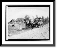 Historic Framed Print, Herald tour, Balls Bluff [...] - 10,  17-7/8" x 21-7/8"