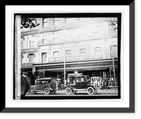 Historic Framed Print, Herald election screen,  17-7/8" x 21-7/8"