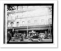 Historic Framed Print, Herald election screen,  17-7/8" x 21-7/8"