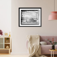 Historic Framed Print, Herald election screen - 3,  17-7/8" x 21-7/8"