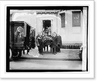 Historic Framed Print, Funeral Mrs. Schley,  17-7/8" x 21-7/8"