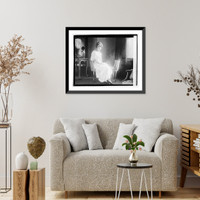 Historic Framed Print, Senora Telly, 12/3/20,  17-7/8" x 21-7/8"