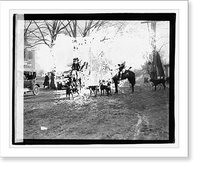 Historic Framed Print, Upperville fox hunt - 3,  17-7/8" x 21-7/8"