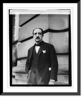 Historic Framed Print, Victor Andres Belaunde, 12/30/20,  17-7/8" x 21-7/8"