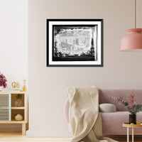 Historic Framed Print, Carmen on floor of House,  17-7/8" x 21-7/8"