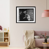 Historic Framed Print, Cat story, 1/11/21 - 2,  17-7/8" x 21-7/8"