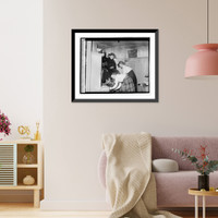 Historic Framed Print, Shoe shining suffrage [...], 1/12/21,  17-7/8" x 21-7/8"