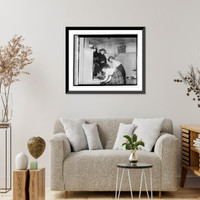 Historic Framed Print, Shoe shining suffrage [...], 1/12/21,  17-7/8" x 21-7/8"