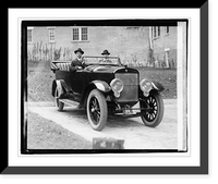 Historic Framed Print, Penrose car, Simons & Dorsey,  17-7/8" x 21-7/8"