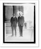 Historic Framed Print, Hamilton Fish, Sr. & Daniel R. Anthony, 2/1/21,  17-7/8" x 21-7/8"