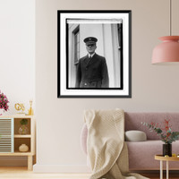 Historic Framed Print, Capt. R.S. Holmes, 2/12/21,  17-7/8" x 21-7/8"