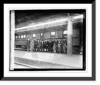 Meredith & party at station - 5, Antique Poster