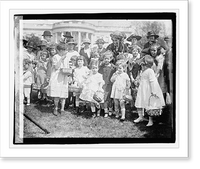 Historic Framed Print, Easter egg rolling, 1921 - 2,  17-7/8" x 21-7/8"