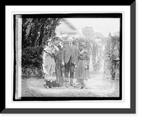 Harding with blind girls, 4/14/21, Vintage Poster