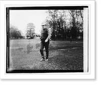 Historic Framed Print, Frank C. Hicks, NY, 4/18/21,  17-7/8" x 21-7/8"