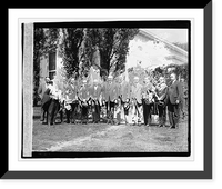 Historic Framed Print, Harding with Alabama delegates, 4/20/21,  17-7/8" x 21-7/8" Historic Framed Print, Harding with Alabama delegates, 4/20/21,  17-7/8" x 21-7/8"