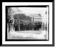 Historic Framed Print, [Group of men with cameras], 4/28/21,  17-7/8" x 21-7/8"