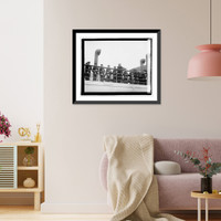 Historic Framed Print, Harding on Mayflower,  17-7/8" x 21-7/8"