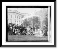 Historic Framed Print, Social service school workers, 5/2/21,  17-7/8" x 21-7/8"