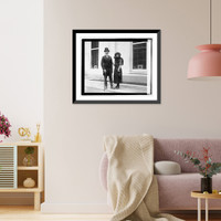 Historic Framed Print, Prince Zerdecheno[?] & wife,  17-7/8" x 21-7/8"