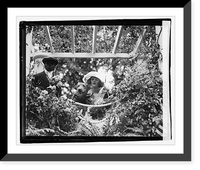 Historic Framed Print, Durst annual parade, Laddie Boy & Isley Randall, 5/13/21,  17-7/8" x 21-7/8"