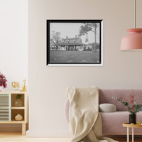Historic Framed Print, Golf club, Manhansett [i.e. Manhanset House], ShelterIsland, N.Y.,  17-7/8" x 21-7/8"