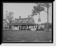 Historic Framed Print, Golf club, Manhansett [i.e. Manhanset House], ShelterIsland, N.Y.,  17-7/8" x 21-7/8"