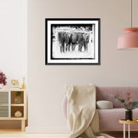 Historic Framed Print, Sen. Willis & his four uncles,  17-7/8" x 21-7/8"