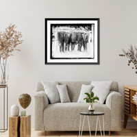 Historic Framed Print, Sen. Willis & his four uncles,  17-7/8" x 21-7/8"