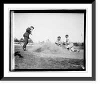 Historic Framed Print, [Men playing baseball],  17-7/8" x 21-7/8"