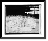 Historic Framed Print, [Children playing baseball],  17-7/8" x 21-7/8"