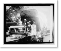 Historic Framed Print, Secty. & Mrs. Denby, 6/18/21,  17-7/8" x 21-7/8"