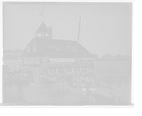 Historic Framed Print, Riverside Yacht Club House,  17-7/8" x 21-7/8"
