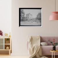 Historic Framed Print, Clubhouse of I.H.Y.C.,  17-7/8" x 21-7/8"