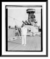 Historic Framed Print, Vice Adml. Hilary P. Jones, 6/23/21,  17-7/8" x 21-7/8"