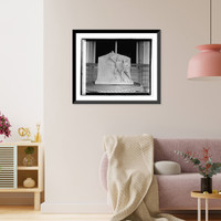 Historic Framed Print, Flirey Monument, 6/30/21,  17-7/8" x 21-7/8"