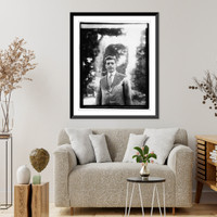 Historic Framed Print, Judge Robert S. Marx, Nat. Commander, Disabled Am. Vets of World War,  17-7/8" x 21-7/8"