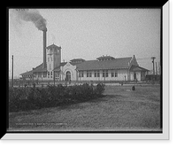 Historic Framed Print, Power house of Great Southern Hotel, Gulfport, Miss. - 2,  17-7/8" x 21-7/8"