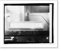 Historic Framed Print, C & P Tel., Miss Sisson - 3,  17-7/8" x 21-7/8"