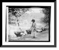 Historic Framed Print, Mrs. Robt. LaFollette, 9/2/21,  17-7/8" x 21-7/8"