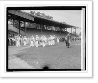 Historic Framed Print, Shrine ball game - 3,  17-7/8" x 21-7/8"