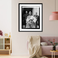 Historic Framed Print, Most Rev. Archbishop Sekizru Arae, 9/29/21,  17-7/8" x 21-7/8"