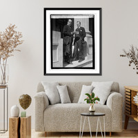Historic Framed Print, Senators Walsh of Mass. & Gerry of RI, 10/6/21,  17-7/8" x 21-7/8"