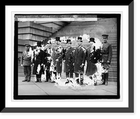 Historic Framed Print, Chinese Delegates to conference on Limitations of Armaments, 11/3/21,  17-7/8" x 21-7/8"